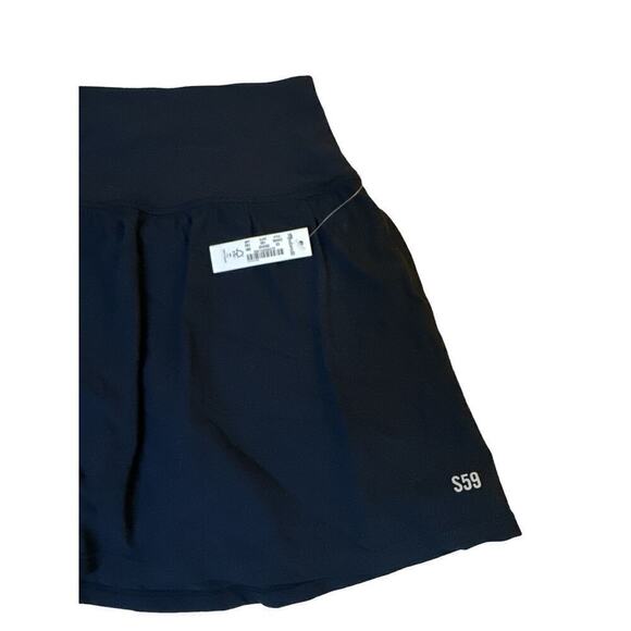 Madewell x Splits59™ Women's Airweight High-Waist Mini Skort Size XS Indigo - Picture 8 of 9